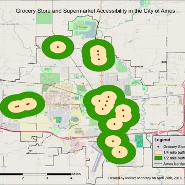 Grocery Store & Supermarket Accessibility Map