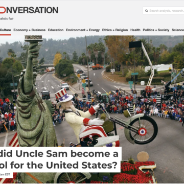How did Uncle Sam become a symbol for the United S