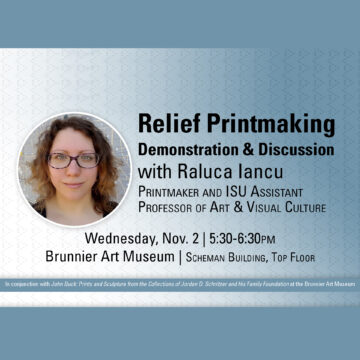 Relief Printmaking Demonstration & Discussion