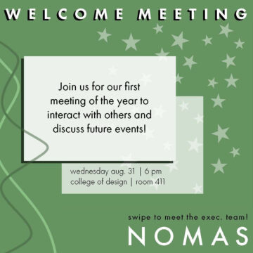 NOMAS Welcome Meeting